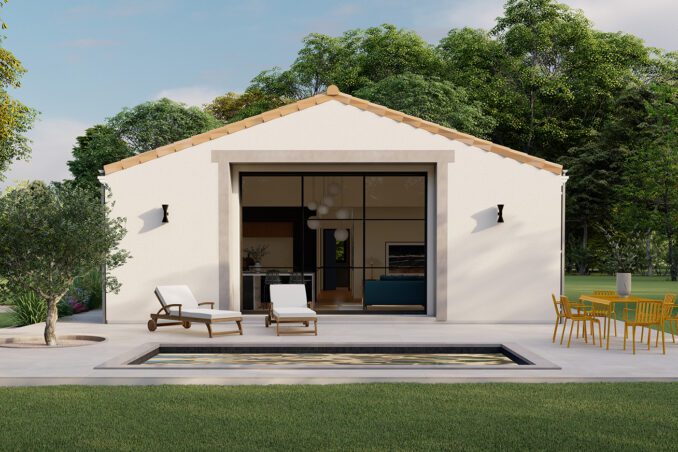 Alliance Constructions Aquitaine , modèle de maison Inspiration « Longère »