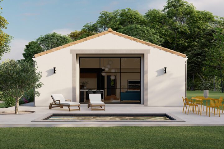Modèle de maison Inspiration « Longère », par Alliance Constructions Aquitaine