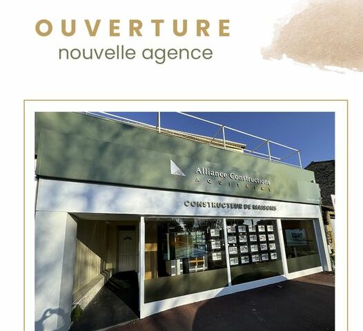 Modèle de maison Nouvelle agence à Langon, par Alliance Constructions Aquitaine
