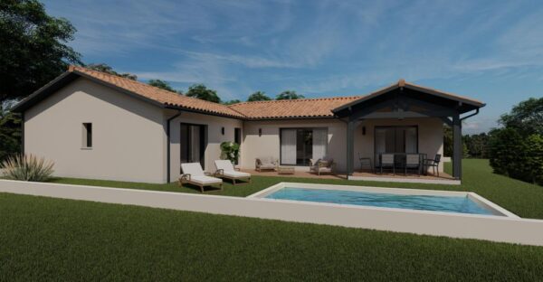 Terrain + maison par Alliance Constructions Aquitaine à langon