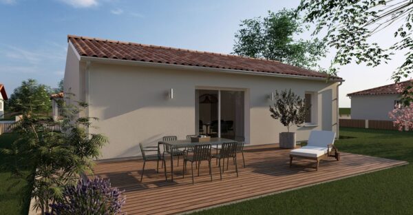 Terrain + maison par Alliance Constructions Aquitaine à langon