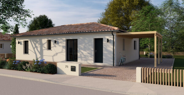Terrain + maison par Alliance Constructions Aquitaine à Villandraut