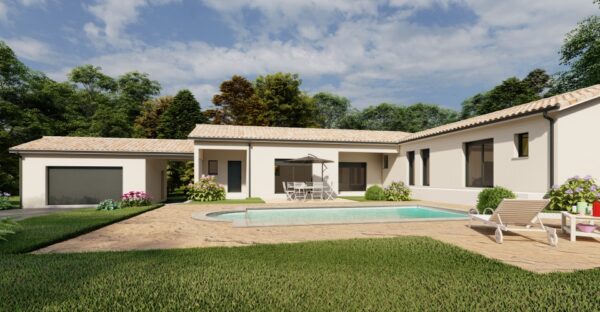 Terrain + maison par Alliance Constructions Aquitaine à Auros