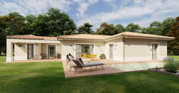Terrain + maison par Alliance Constructions Aquitaine à Beaupuy