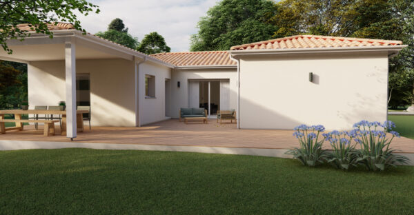 Terrain + maison par Alliance Constructions Aquitaine à Bouglon